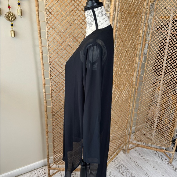 Alfani Sheer Black Tunic - Picture 6 of 14
